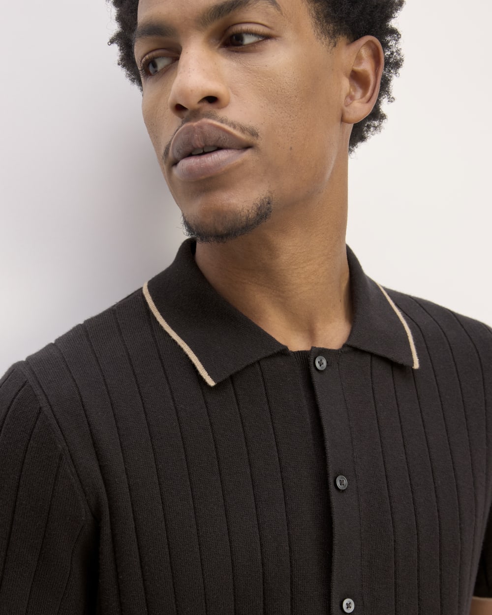 The No-Sweat Button-Down Polo | Black - Image 4