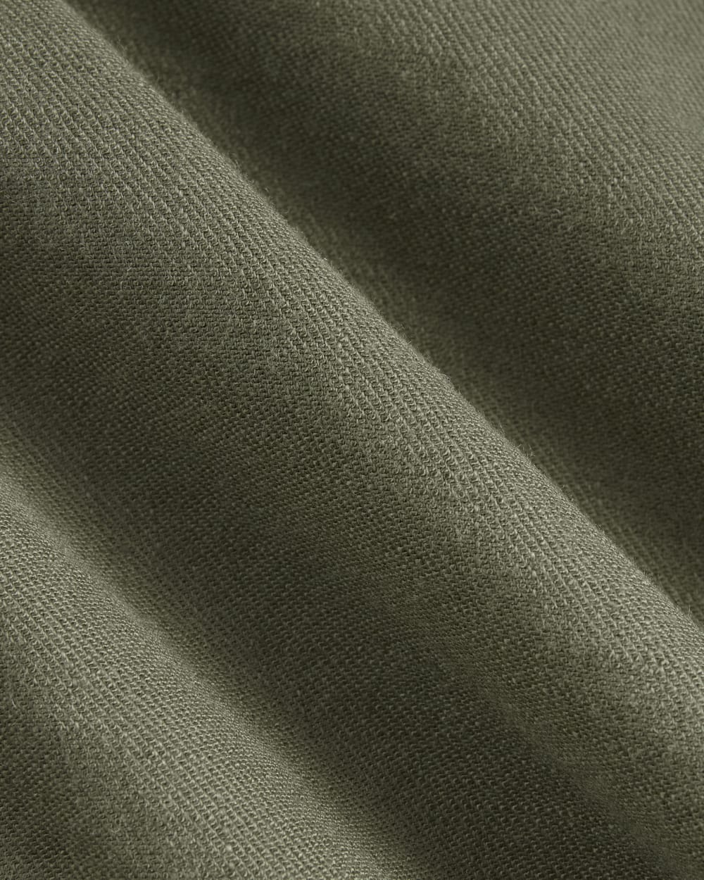 The Square Tank in Stretch Linen | Lichen Green - Image 6