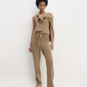 The Cozy-Stretch Straight-Leg Sweatpant | Heathered Toasted Coconut