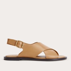 The City Crossover Sandal | Light Taupe
