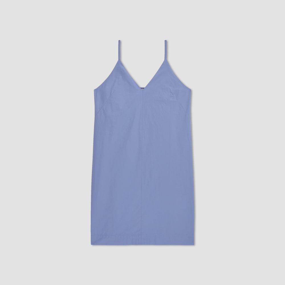 The Poplin Slip Dress | Cornflower Blue - Image 2
