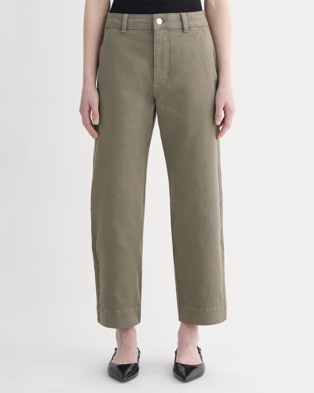 The Utility Straight-Leg Pant | Taupe | 26.5 Inseam - Image 3