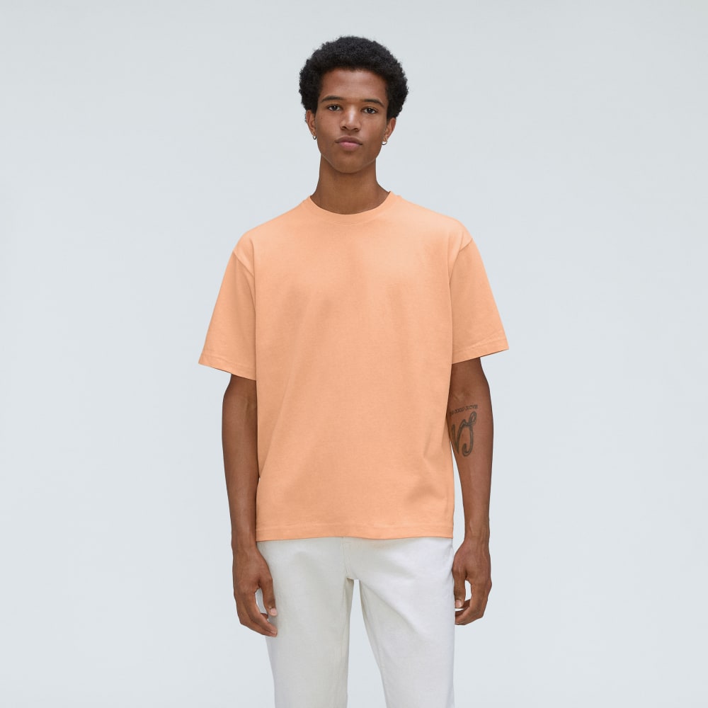 The Premium-Weight Relaxed Crew | Uniform | Apricot