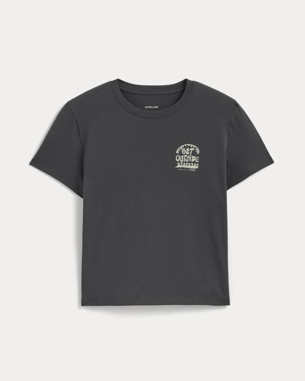 The Everlane x Parks Project Box-Cut Tee | Forged Iron / Natural - Image 2