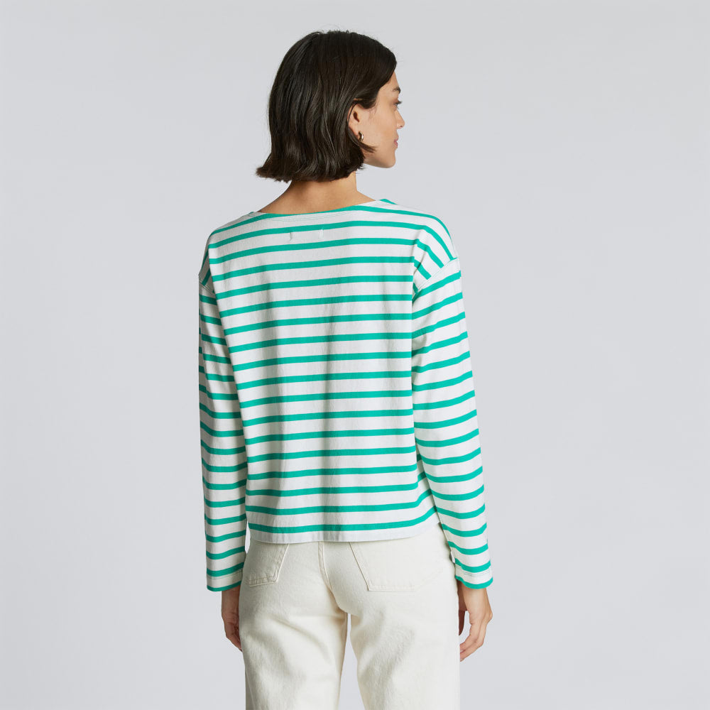 The Mariner Tee | Bright Jade / Canvas Tan - Image 3