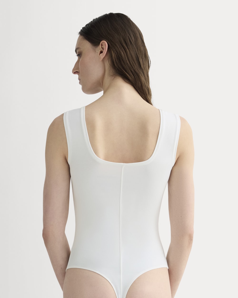 The Form Square-Neck Bodysuit | White - Image 4