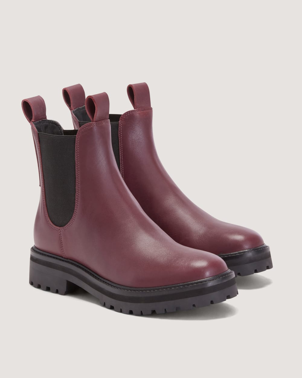 The Lug Chelsea Boot | Bordeaux