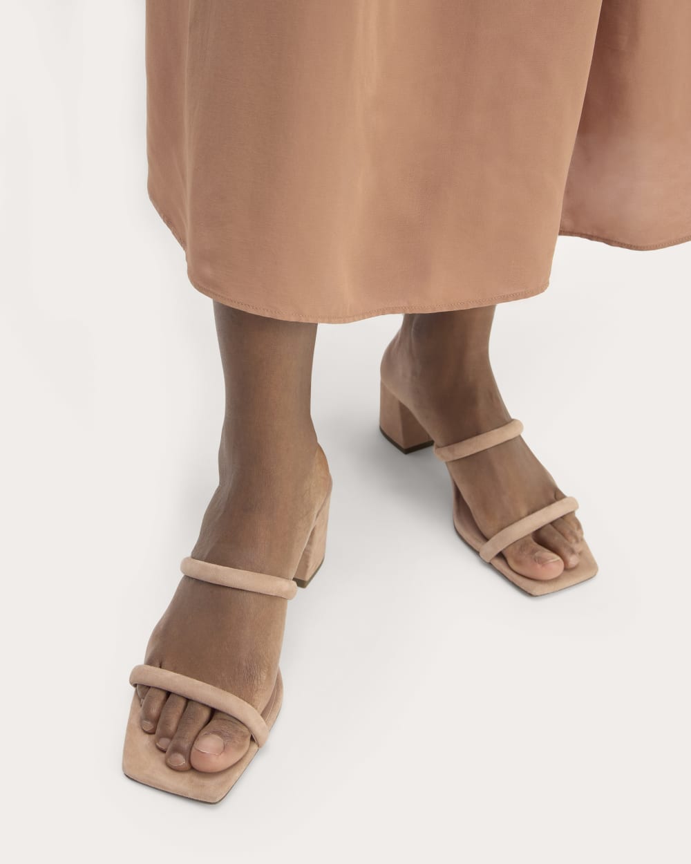 The Double Strap Heel | Blush Tan - Image 2