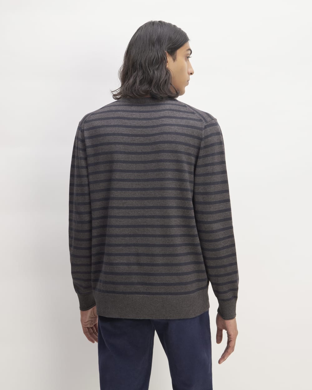 The No-Sweat Sweater | Uniform | Heathered Midnight / Heathered Ash - Image 6