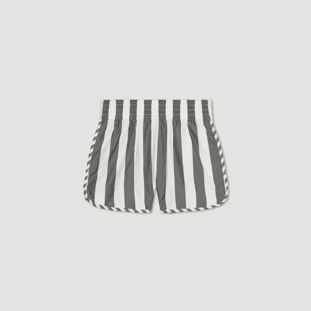 The Poplin Boxer Short | Bone / Black - Image 2