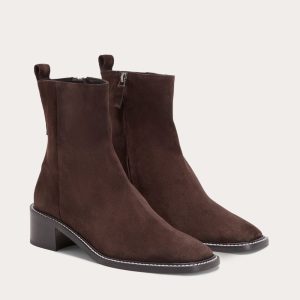The City Boot | Dark Brown Suede