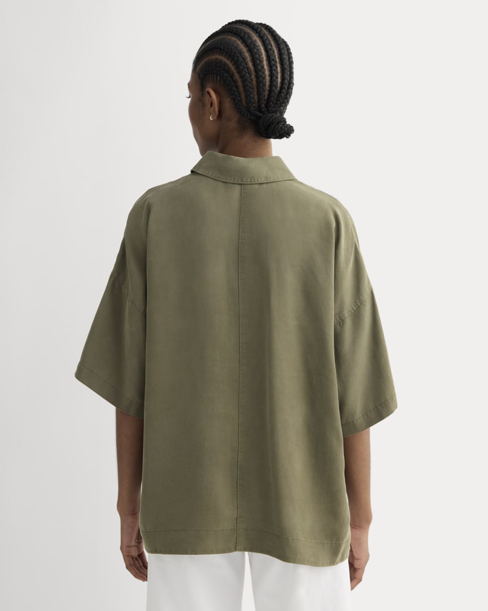 The Short-Sleeve Square Shirt in Butterlite | Kalamata - Image 5