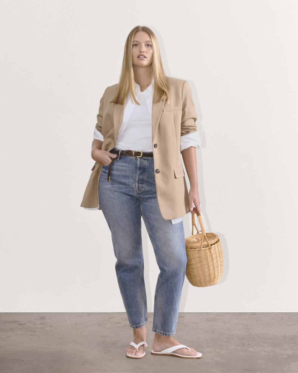 The Supima® Cotton Boyfriend Shirt | White - Image 4