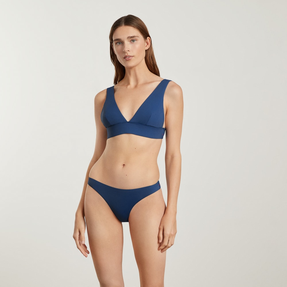 The Triangle Bikini Top | Blue Dusk - Image 4