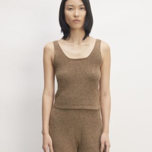 The Cozy-Stretch Tank | Heathered Toasted Coconut