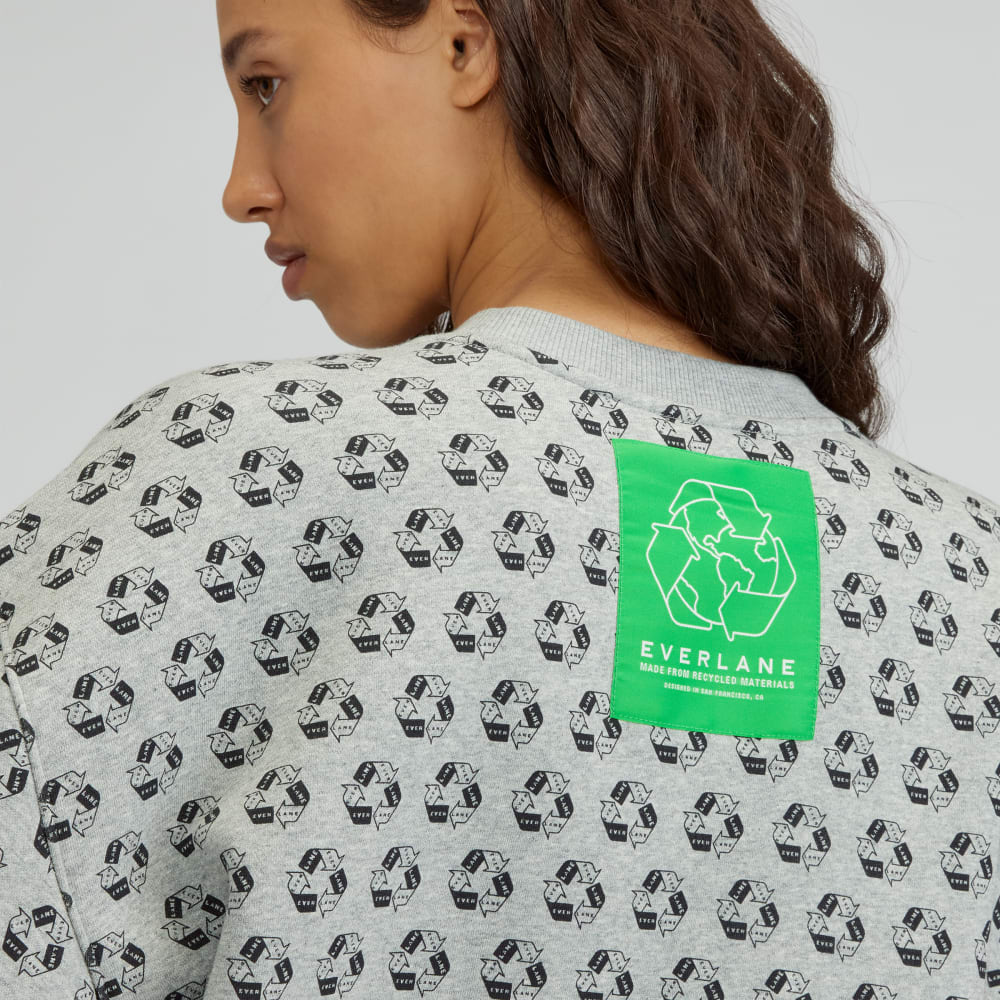 The ReTrack Oversized Crew | Earth Day Grey Multi - Image 5