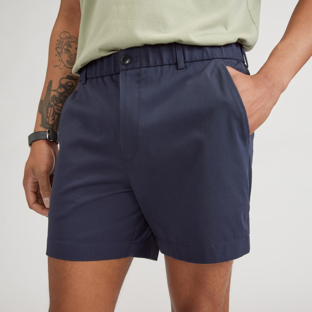 The Pull-On Performance Chino 5 Short | Deep Navy - Image 4