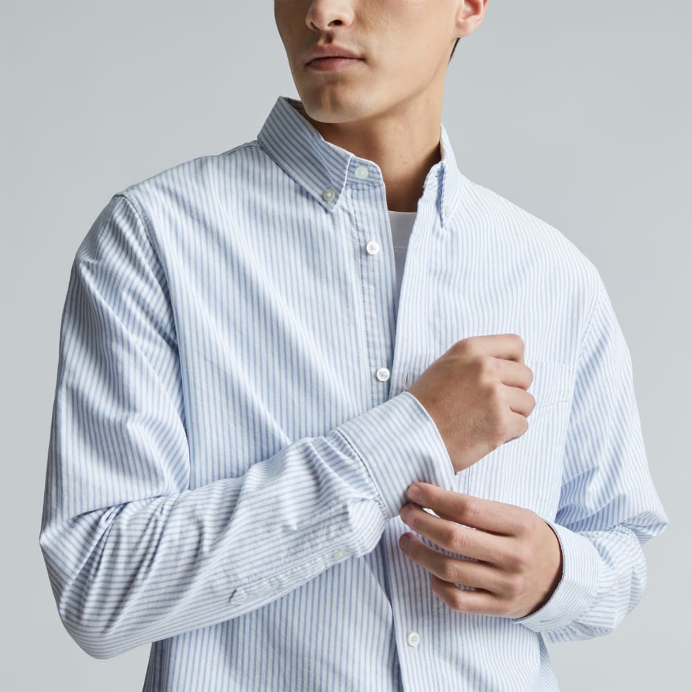 The Classic Oxford Shirt | White / Blue | Tall - Image 4