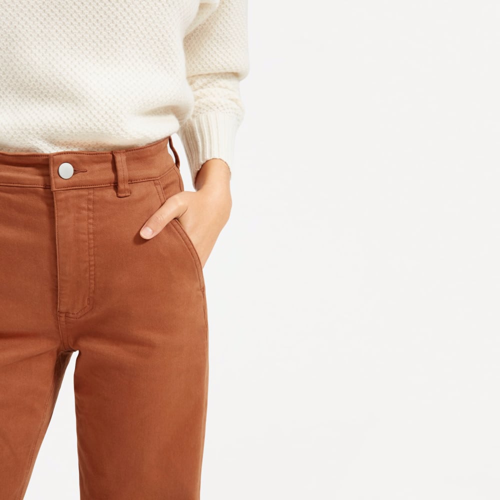 The Straight-Leg Crop | Cocoa Brown | Short - Image 4