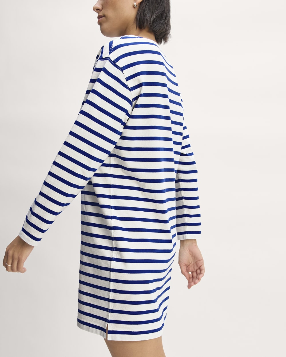 The Mariner Dress | Bone / Mazarine Blue - Image 5