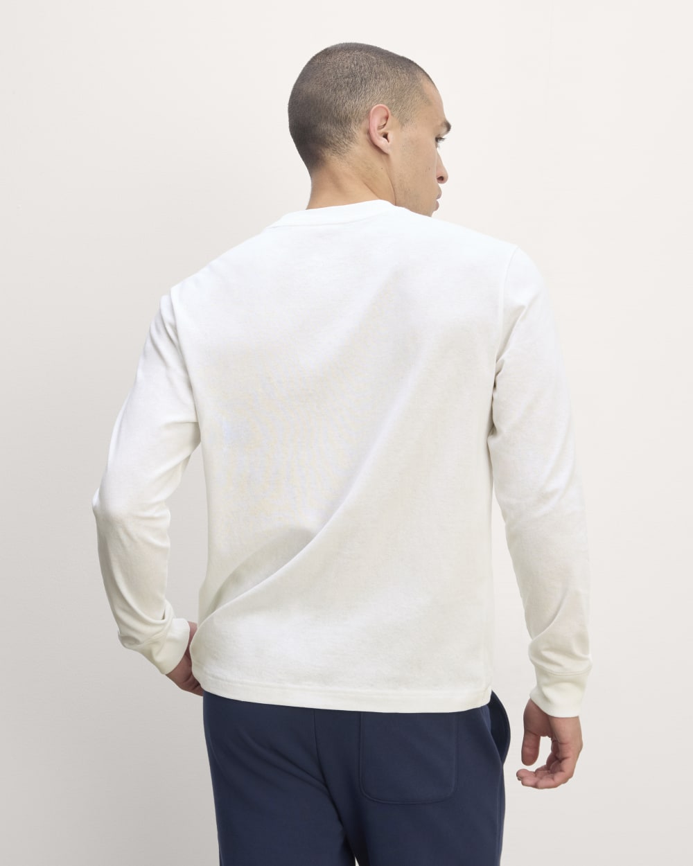 The Premium-Weight Relaxed Crew | White - Image 4