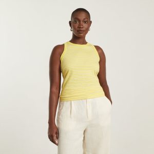 The Tank in Essential Cotton | Acacia / Tan