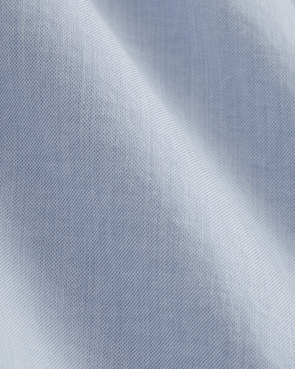 The Way-Short Shirt in Silky Cotton | Chambray Blue - Image 6