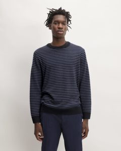 The Grade-A Cashmere Crew | Indigo / Dark Navy