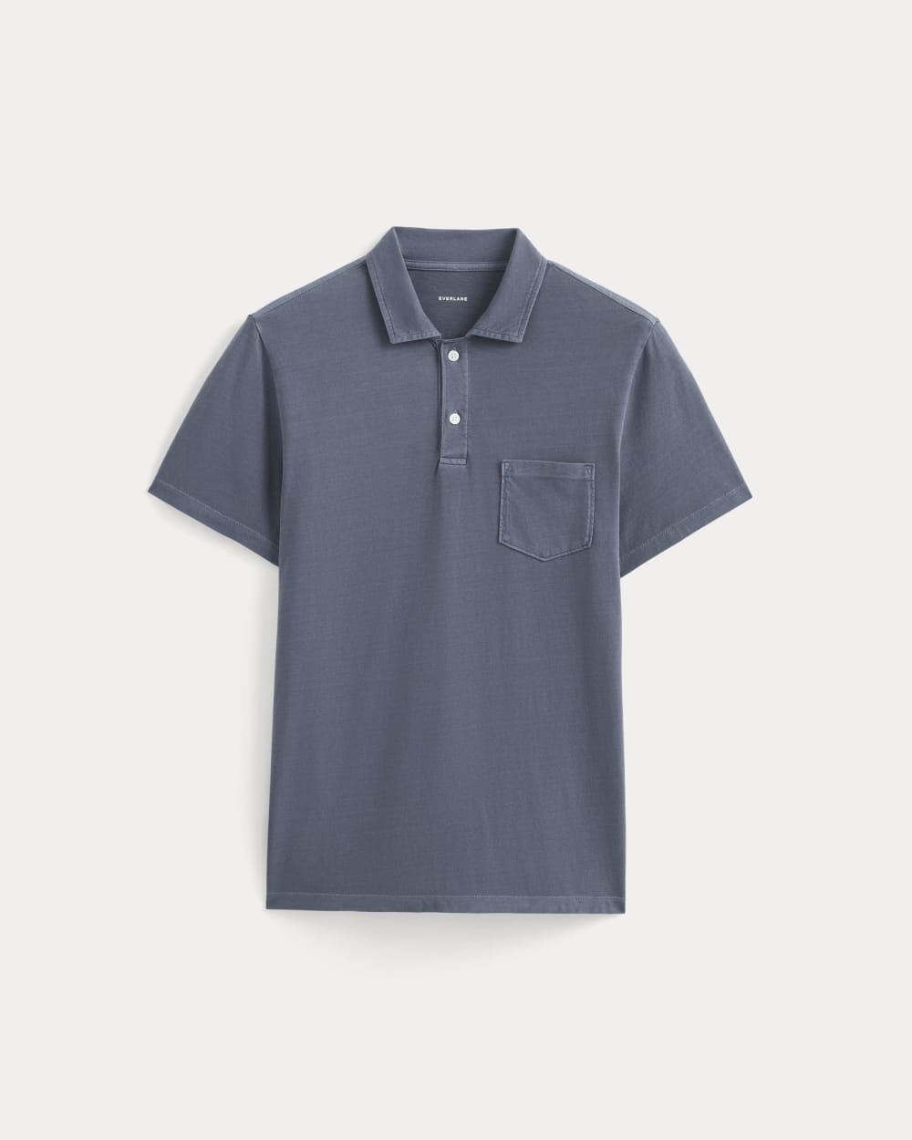 The Essential Organic Garment-Dyed Polo | Navy - Image 2