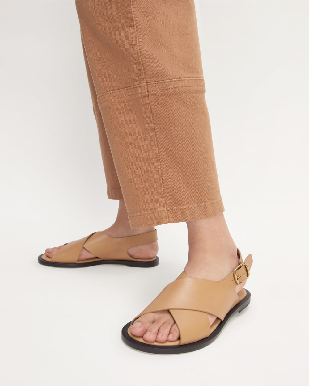 The City Crossover Sandal | Light Taupe - Image 2