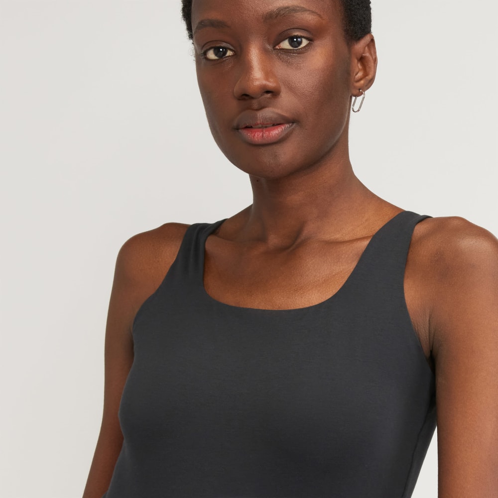 The Supima? Sleeveless Top | Black - Image 4
