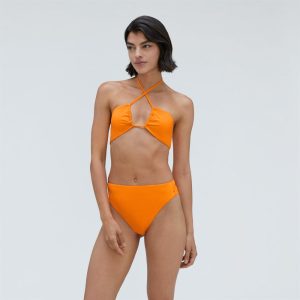 The High-Rise Cheeky Bikini Bottom | Turmeric