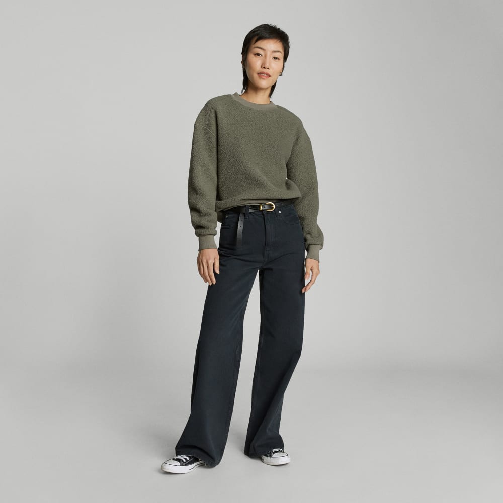 The ReNew Teddy Oversized Crew | Kalamata - Image 6