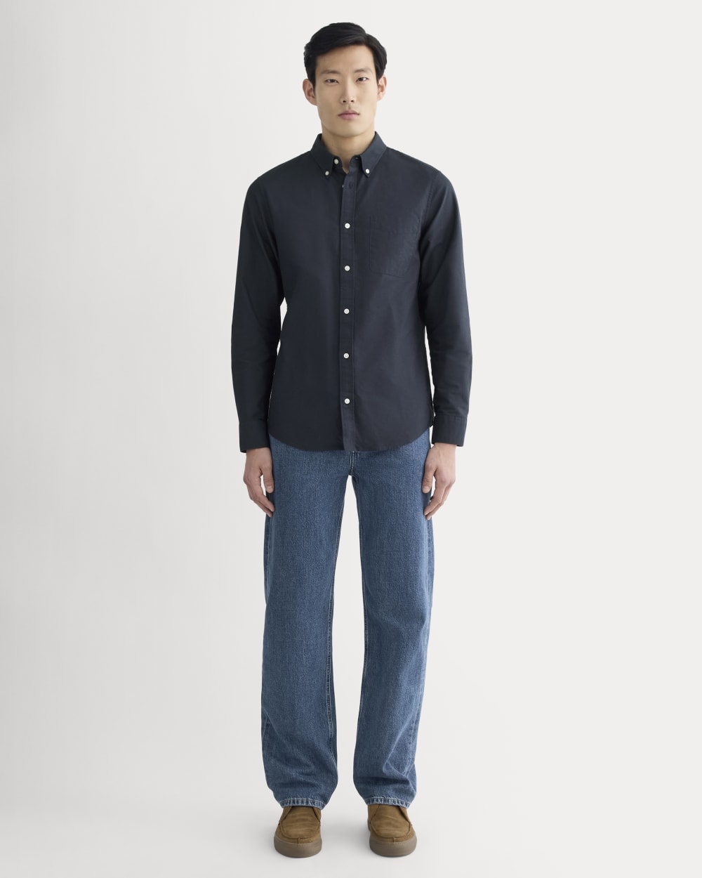 The Slim Oxford Shirt | Navy | Standard - Image 3