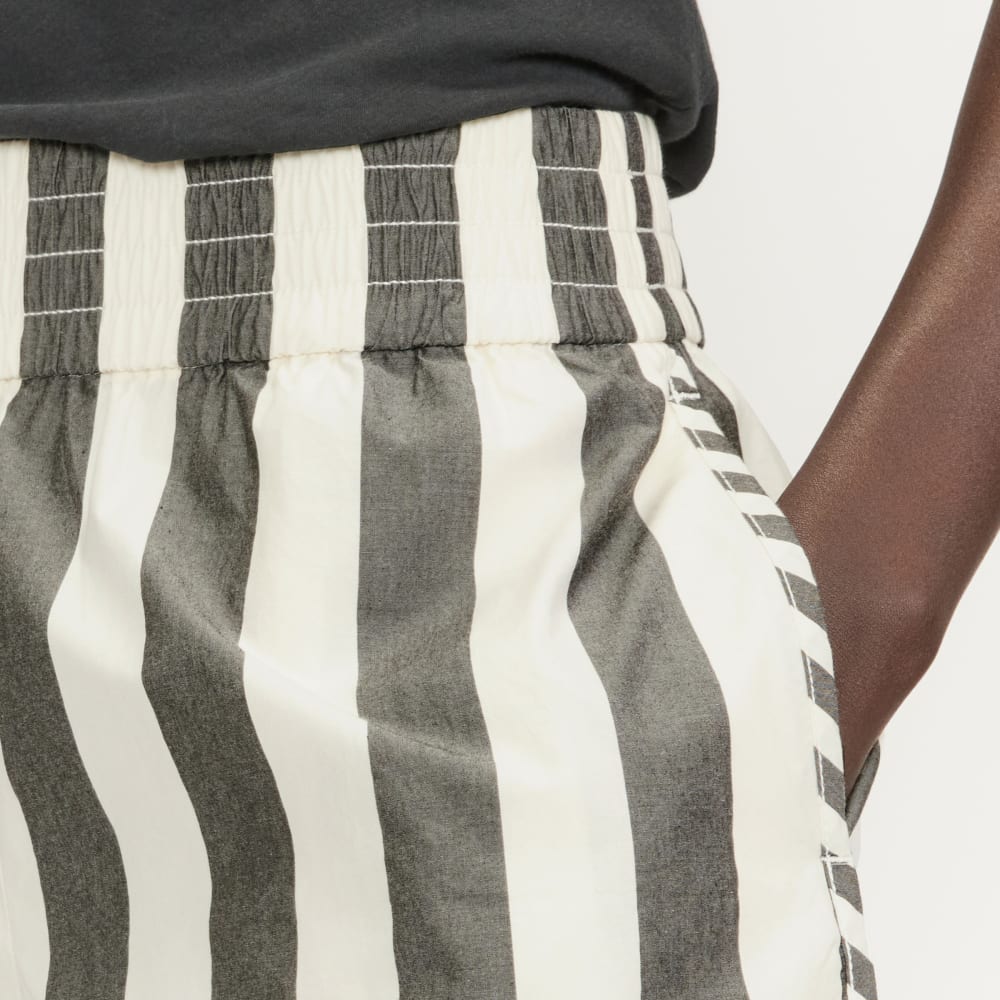 The Poplin Boxer Short | Bone / Black - Image 5