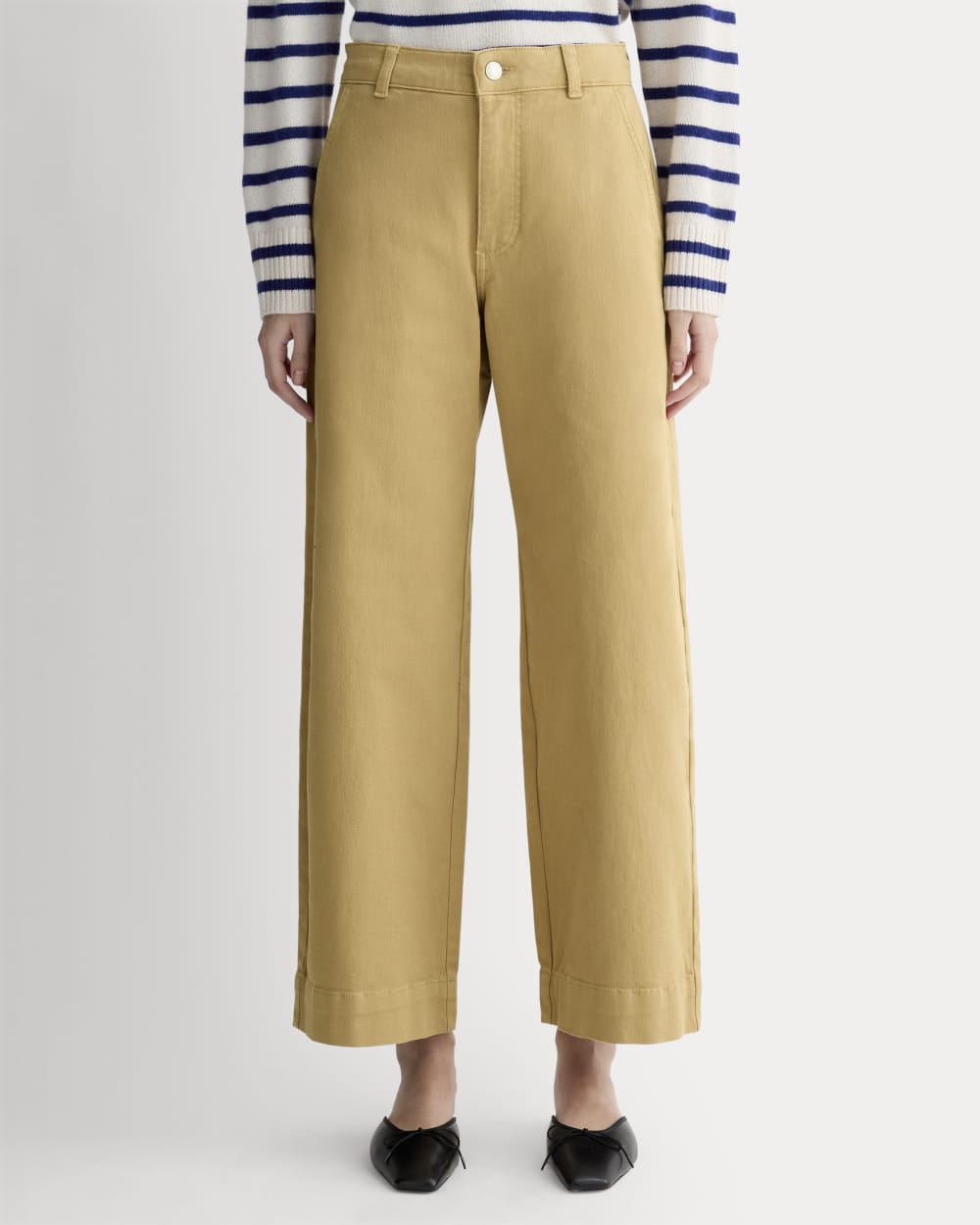 The Utility Wide-Leg Pant | Classic Khaki - Image 3