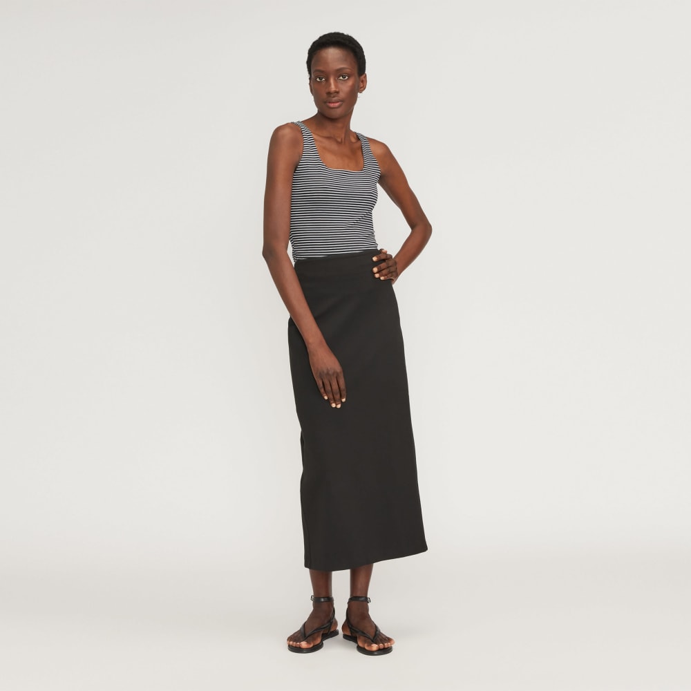 The Supima? Sleeveless Top | Black / White - Image 5