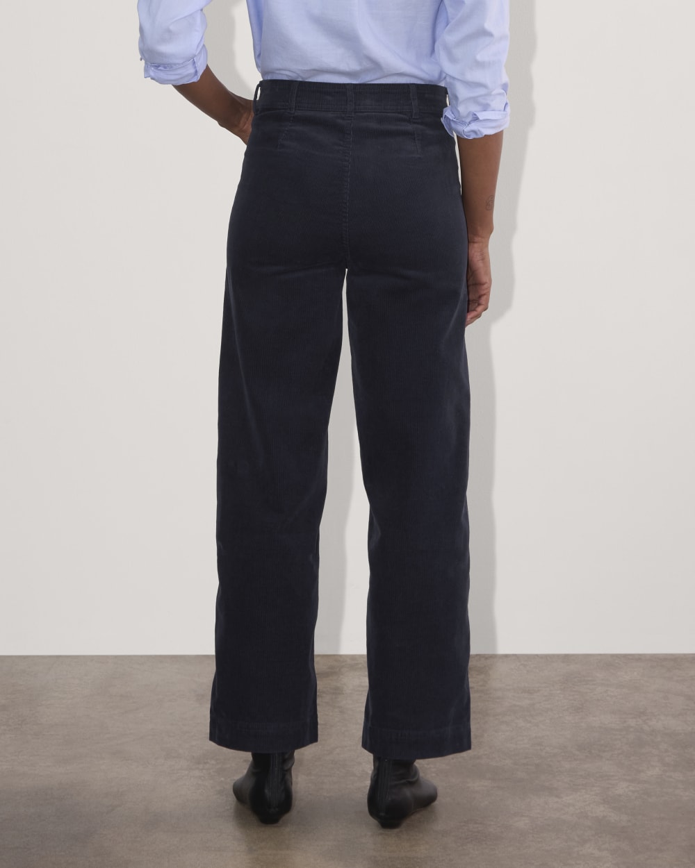 The Sailor Pant in Corduroy | Navy - Image 5