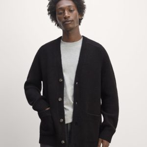 The Cloud Relaxed Cardigan |  Black