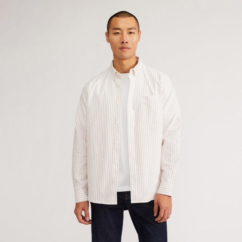 The Classic Oxford Shirt | Sahara / Off-White | Standard