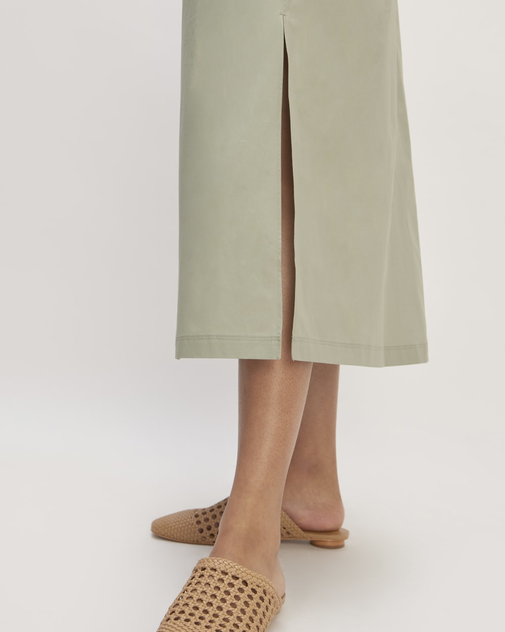 The Supima? High-Neck Riviera Dress | Sage Green - Image 5