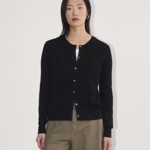 The Classic Cardigan in Cashmere | Black