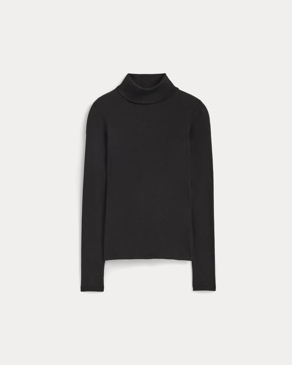 The Luxe Rib Turtleneck | Black - Image 2