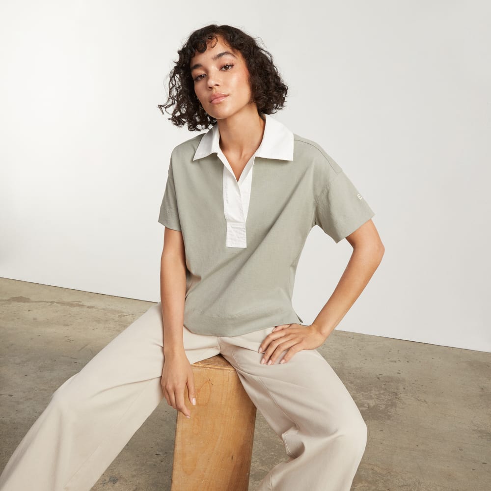 The Retro Jersey Polo | Smoke / Bone - Image 6