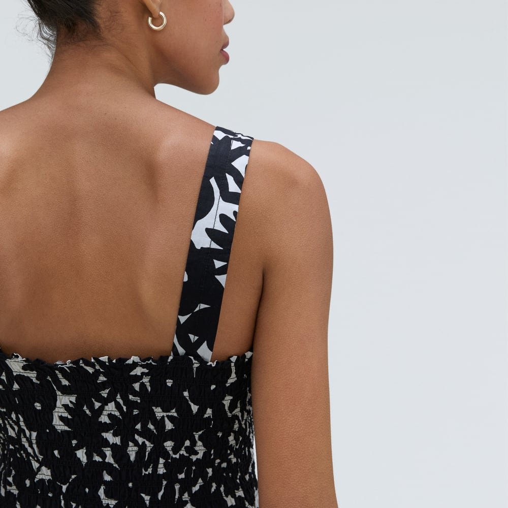 The Smock Dress | Black / Canvas Floral - Image 4