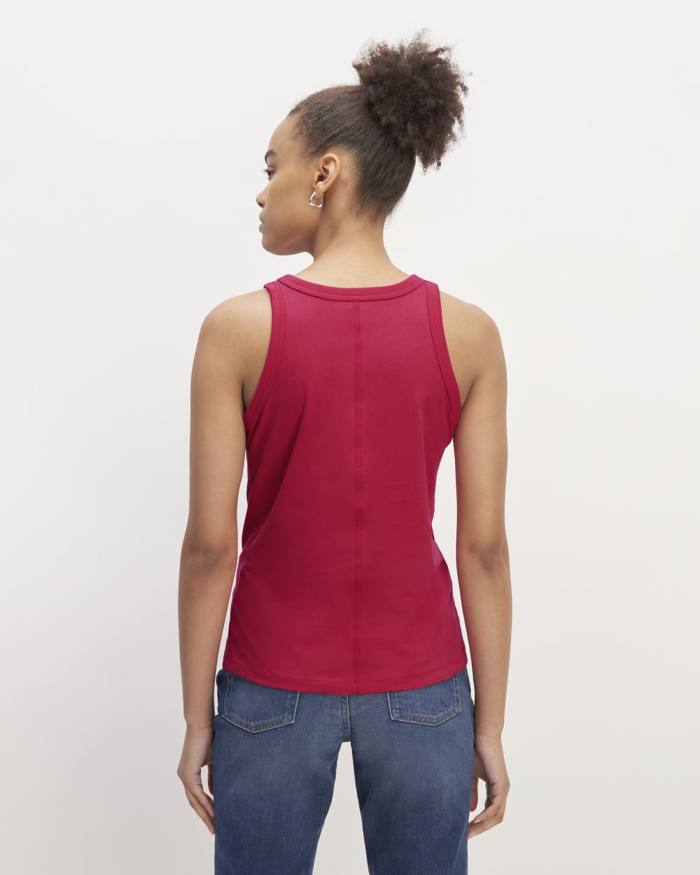 The Tank in Essential Cotton | Red Currant - Image 4