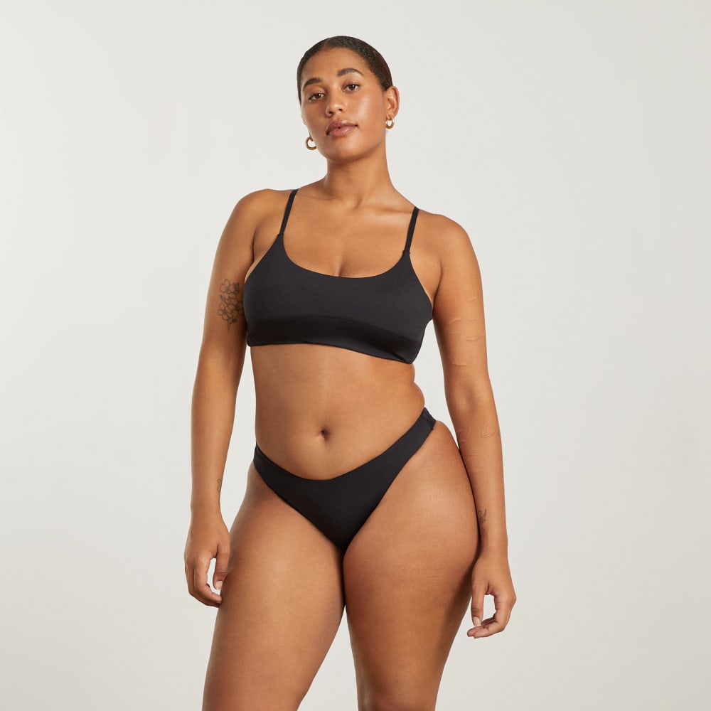 The Thigh-High Bikini Bottom | Black - Image 3