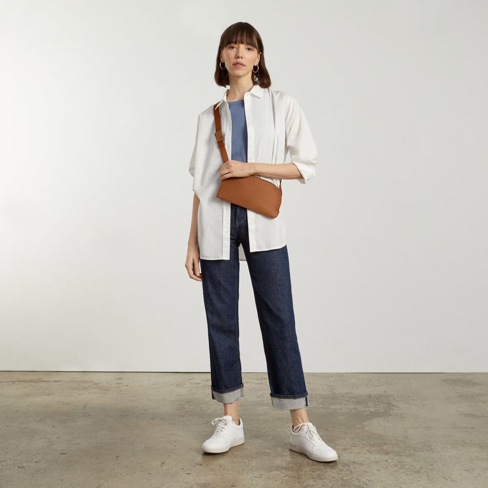 The Cactus Leather Sling Bag | Honey - Image 2