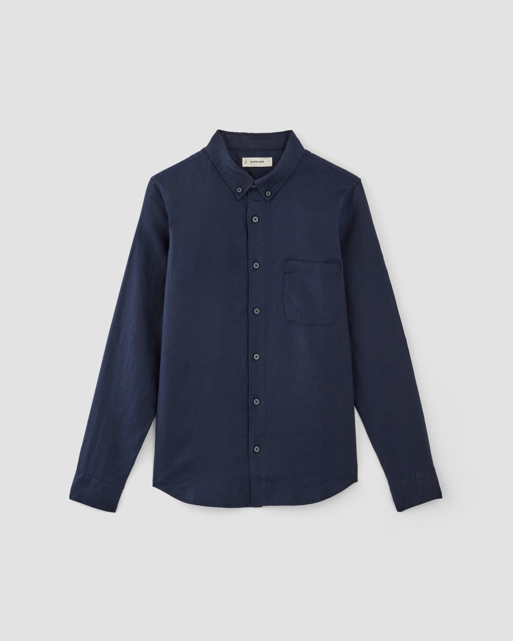 The Classic Shirt in Linen | Navy - Image 2