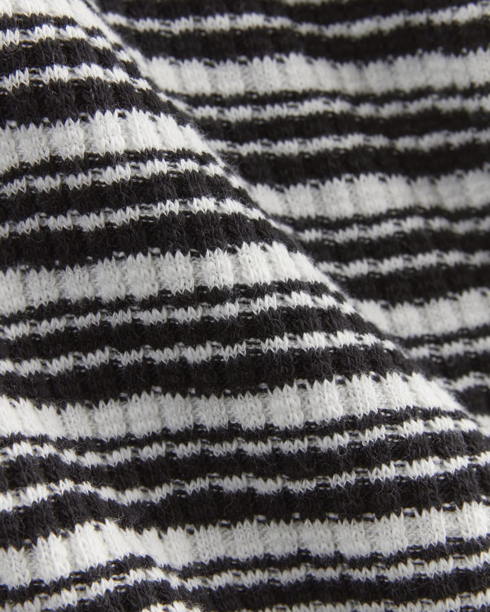 The Rib-Knit Short-Sleeve Henley | Bone / Black - Image 6